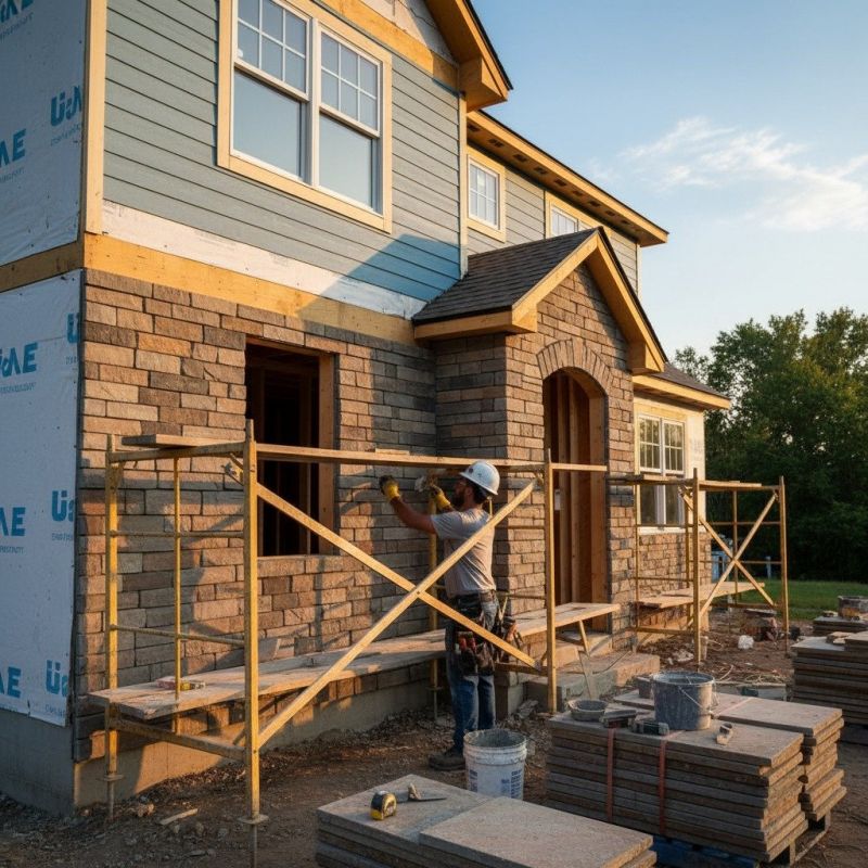 Residential Brick Installation detail